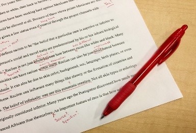 manuscript proofreading